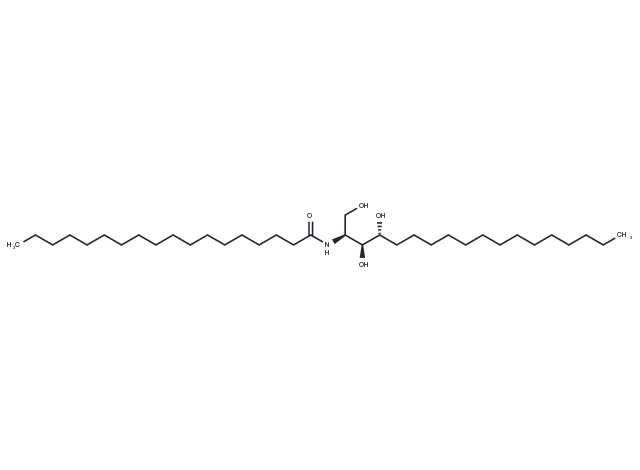 C18 Phytoceramide (t18:0/18:0) Chemical Structure