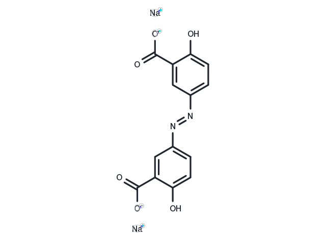 Olsalazine disodium Chemical Structure