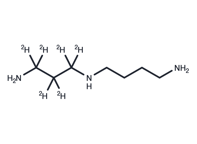 Spermidine-d6 Chemical Structure
