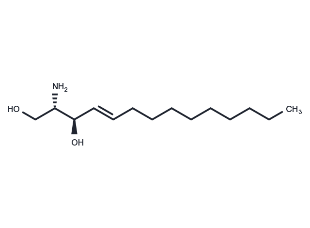 Sphingosine (d14:1) Chemical Structure