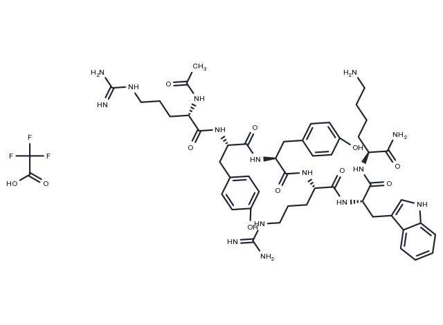 Ac-RYYRWK-NH2 TFA Chemical Structure