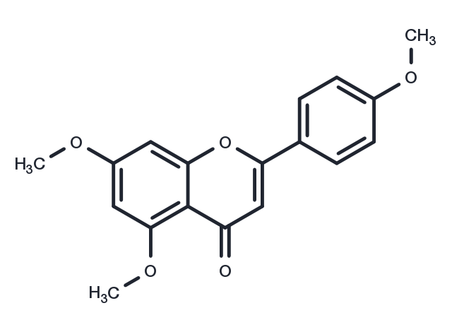 5,​7,​4'-​Trimethoxyflavone Chemical Structure