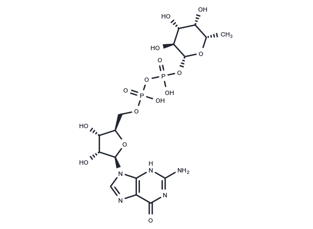 GDP-L-fucose Chemical Structure