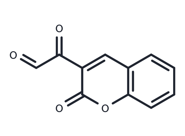 Coumarin, 3-glyoxyloyl- Chemical Structure