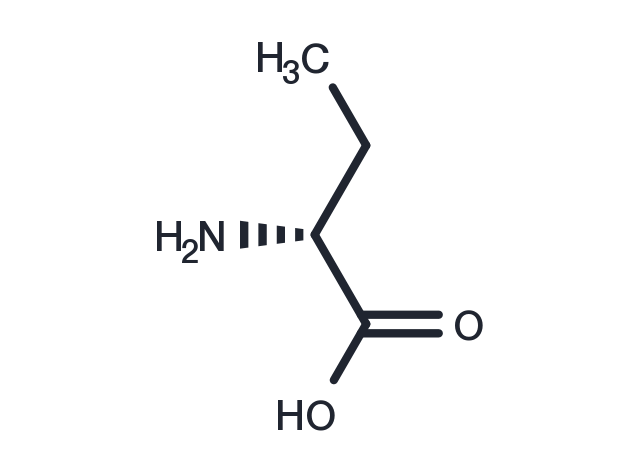 D(-)-2-Aminobutyric acid Chemical Structure