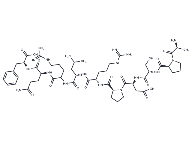 Preprosomatostatin (25-34) Chemical Structure