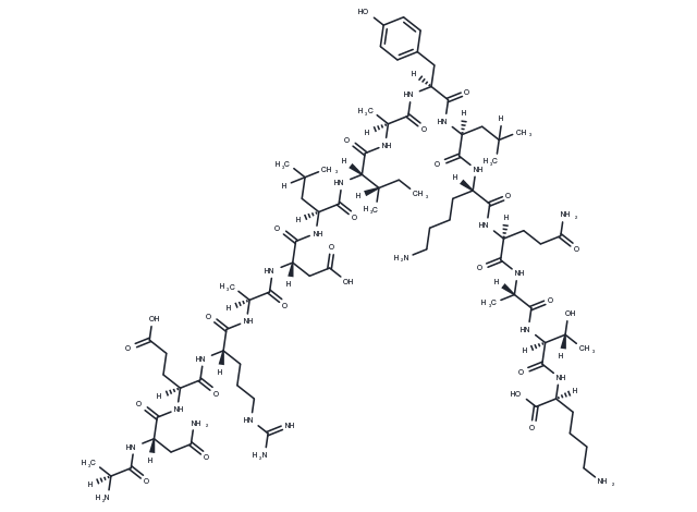Cytochrome c fragment (93-108) Chemical Structure