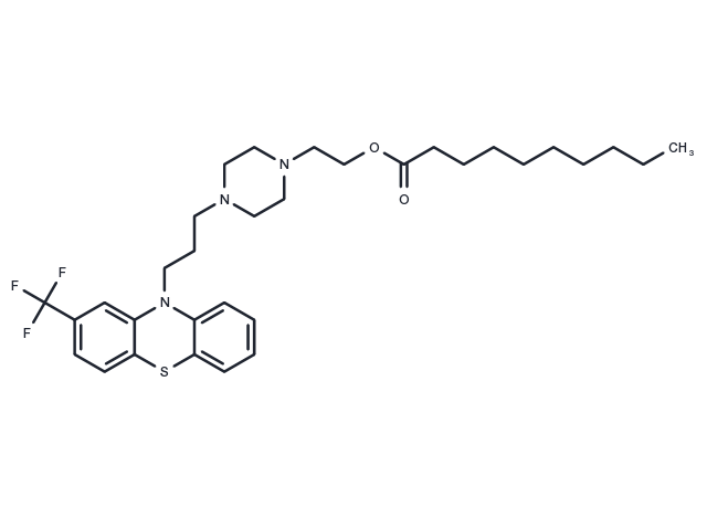 Fluphenazine decanoate Chemical Structure
