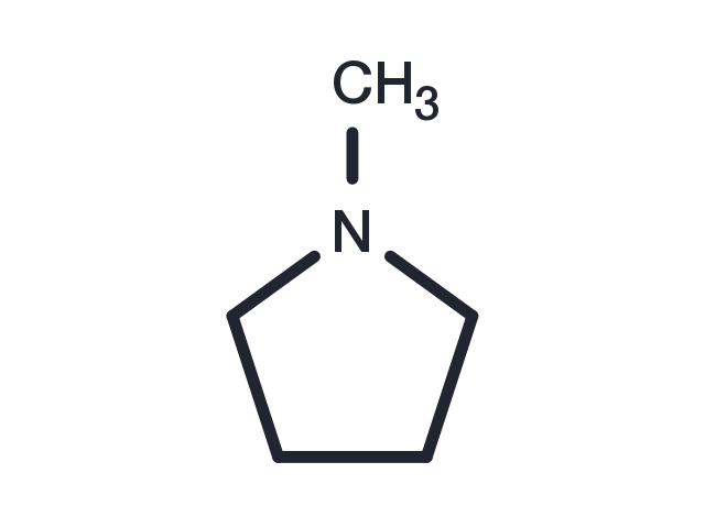 1-Methylpyrrolidine Chemical Structure