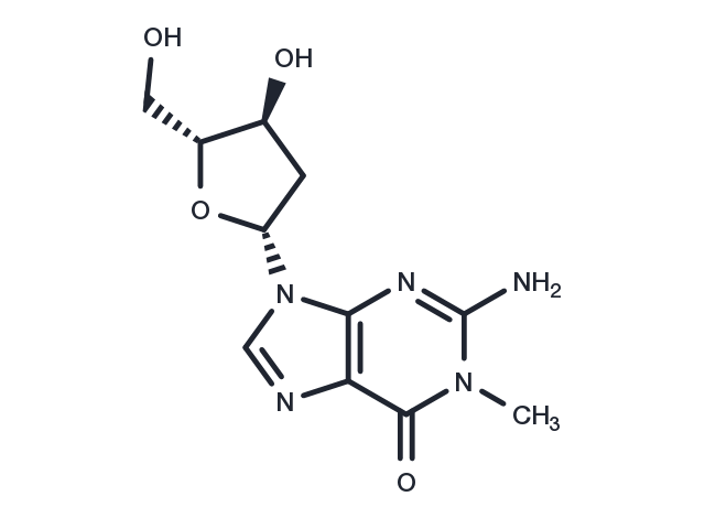 2’-Deoxy-N1-methylguanosine Chemical Structure