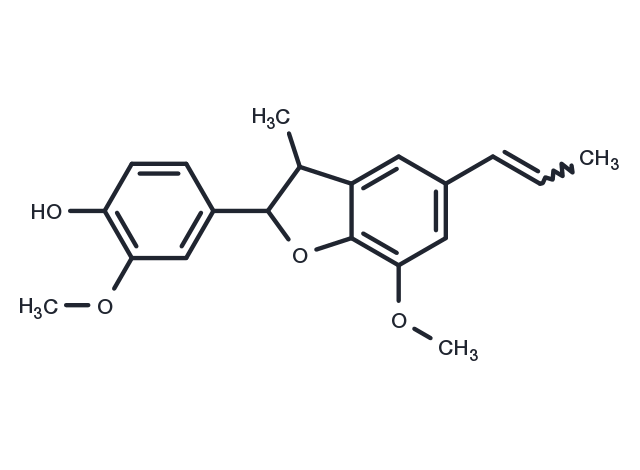 Dehydrodiisoeugenol Chemical Structure