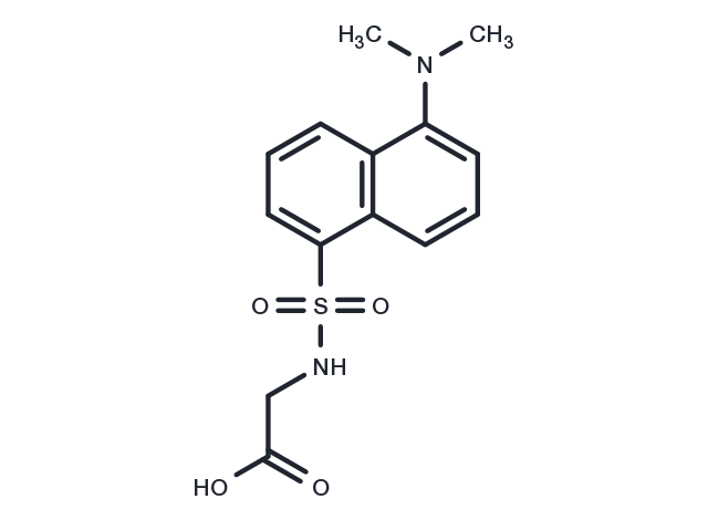 Dansylglycine Chemical Structure