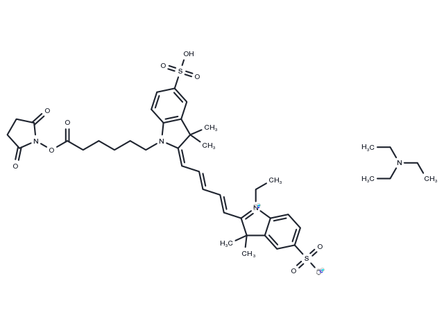 CY5-SE triethylamine salt Chemical Structure