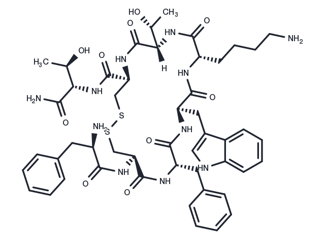 Somatostatin RC 102 Chemical Structure