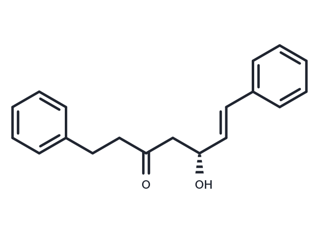 (5R,6E)-5-Hydroxy-1,7-diphenyl-6-hepten-3-one Chemical Structure