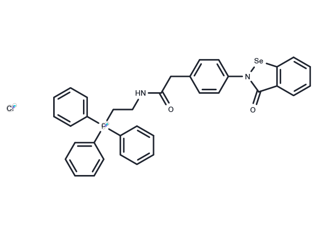 MitoEbselen-2 chloride Chemical Structure