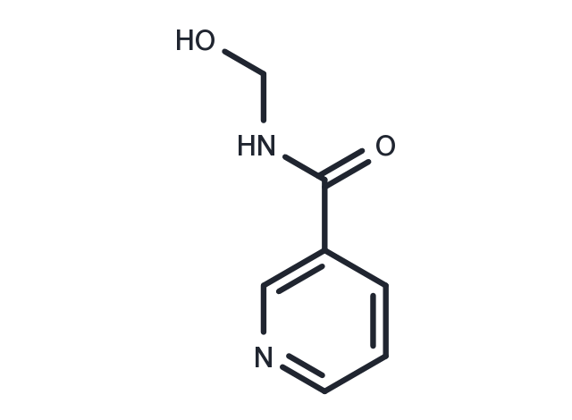 N-(Hydroxymethyl)nicotinamide Chemical Structure