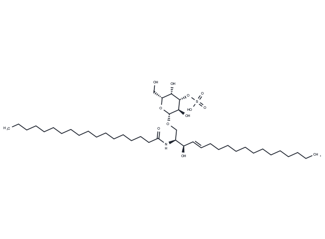 C18 3'-sulfo Galactosylceramide (d18:1/18:0) Chemical Structure