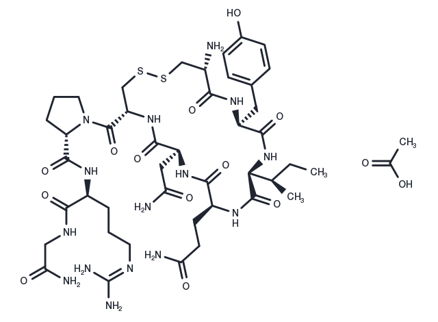 [Arg8]-Vasotocin acetate（113-80-4 free base) Chemical Structure