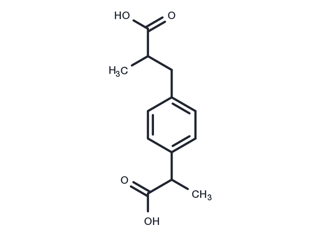 Ibuprofen Carboxylic Acid Chemical Structure