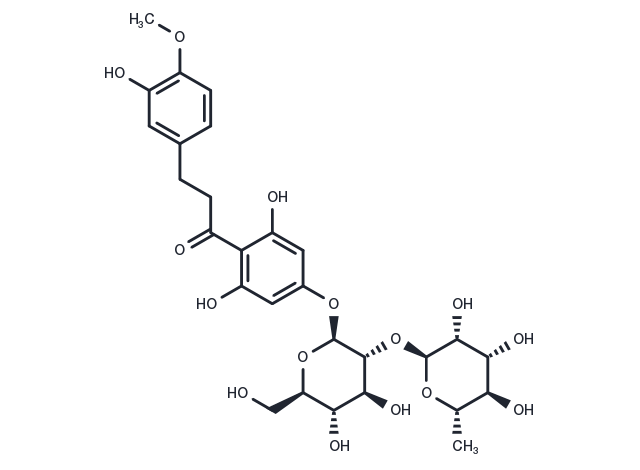 Neohesperidin Dihydrochalcone Chemical Structure