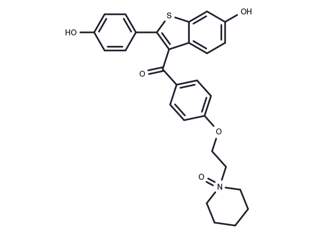 Raloxifene N-Oxide Chemical Structure