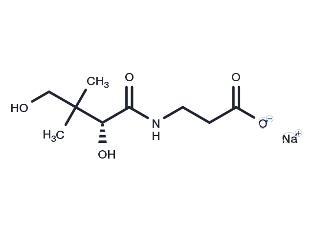 D-Pantothenic acid sodium Chemical Structure