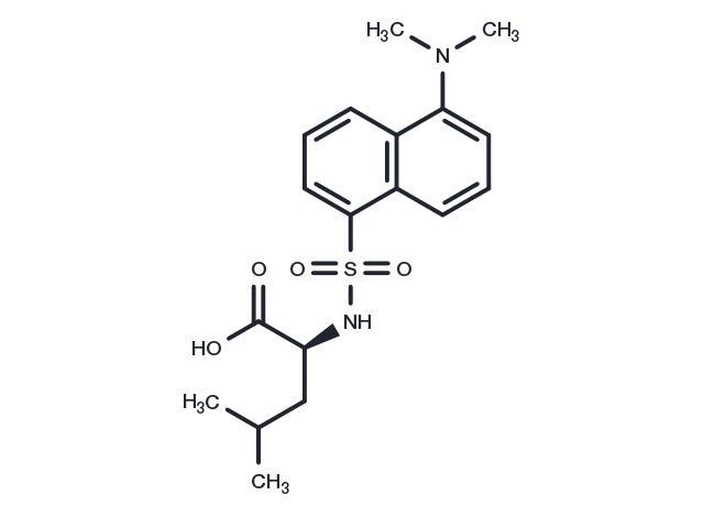 Dansylleucine Chemical Structure