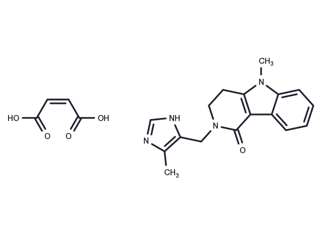 Alosetron ((Z)-2-butenedioate) Chemical Structure