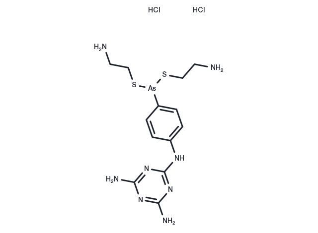 Melarsomine dihydrochloride Chemical Structure
