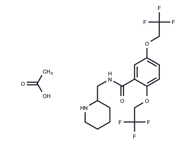 Flecainide acetate Chemical Structure