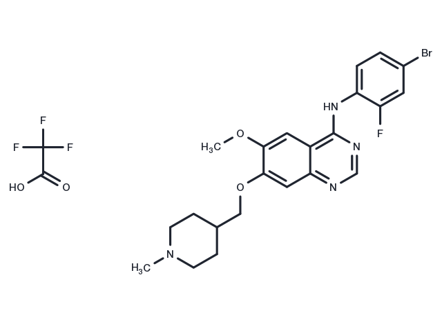Vandetanib trifluoroacetate Chemical Structure