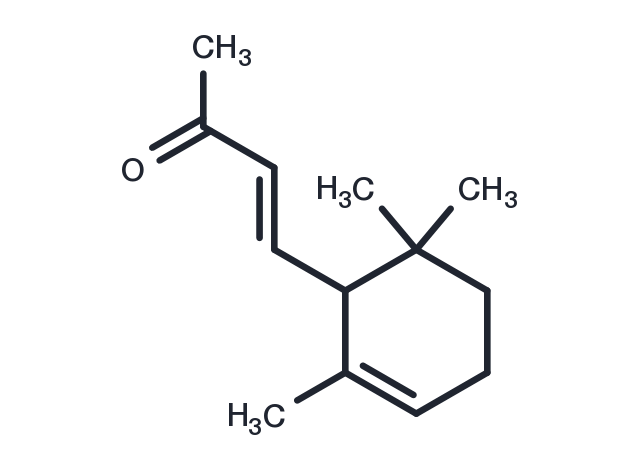 alpha-Ionone Chemical Structure