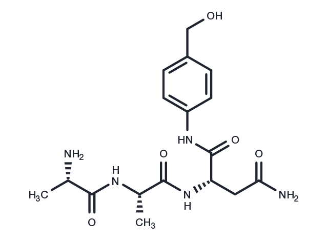 Ala-Ala-Asn-PAB Chemical Structure