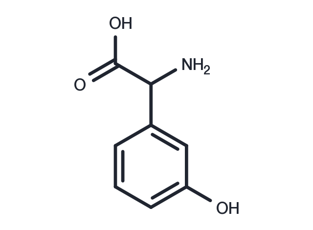 (RS)-3-Hydroxyphenylglycine Chemical Structure