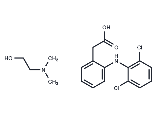 Diclofenac deanol Chemical Structure