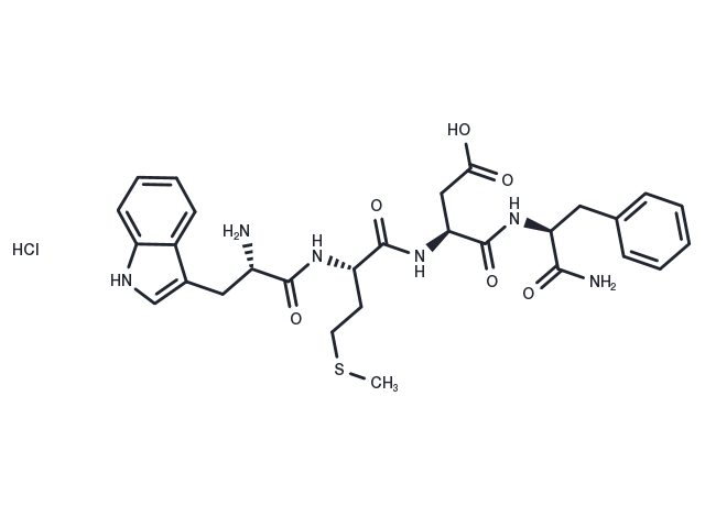 Tetragastrin HCl Chemical Structure