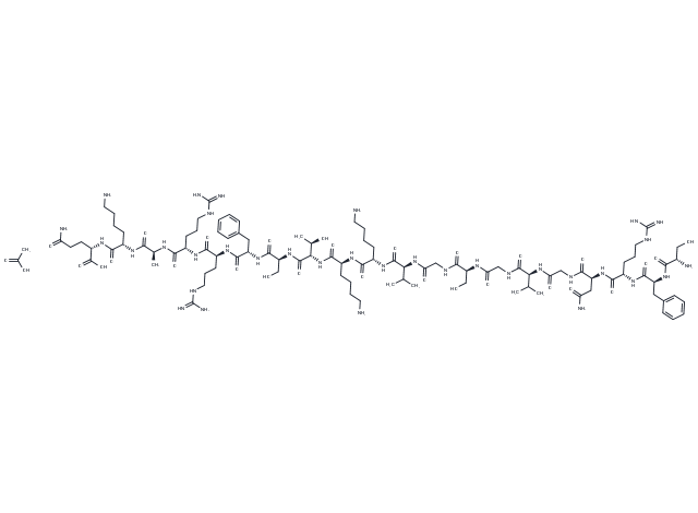 Neuropeptide S (Rat) acetate Chemical Structure