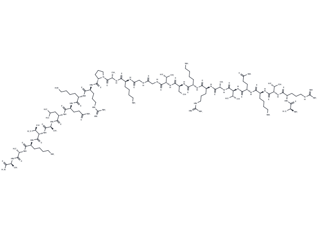 Histone H3 (1-25), amide Chemical Structure