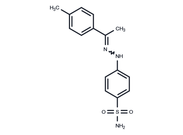 4-(2-(1-(p-Tolyl)ethylidene)hydrazinyl)benzenesulfonamide Chemical Structure