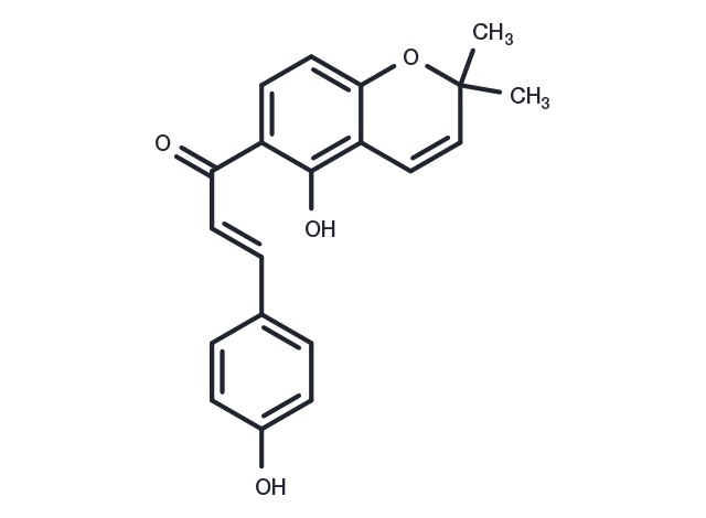 4-Hydroxylonchocarpin Chemical Structure