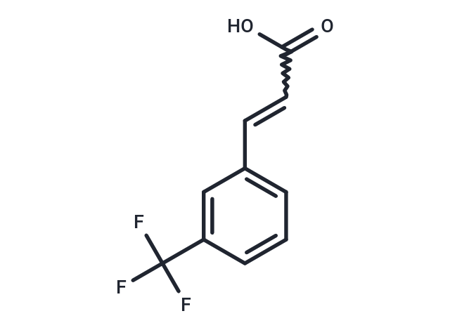 3-(Trifluoromethyl)cinnamic acid Chemical Structure