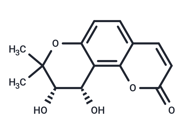 cis-Khellactone Chemical Structure