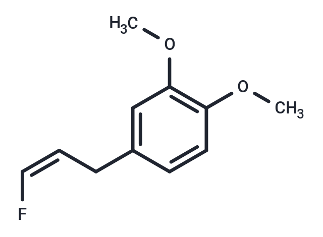 Z-1,2-Dimethoxy-4-(3-fluoro-2-propenyl)benzene Chemical Structure