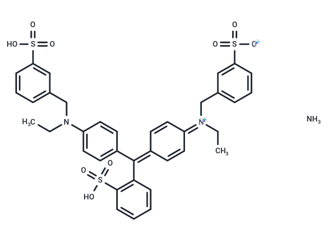 C.I. Acid Blue 9 Chemical Structure