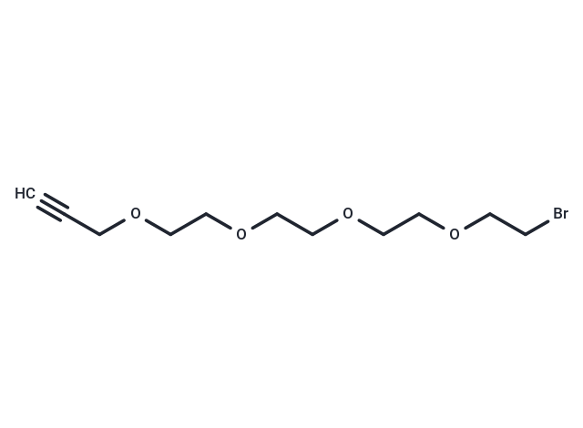 Propargyl-PEG4-Br Chemical Structure