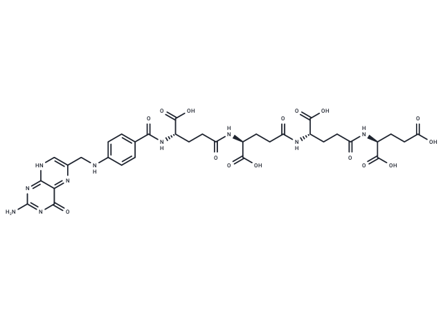 Triglutamate folate Chemical Structure