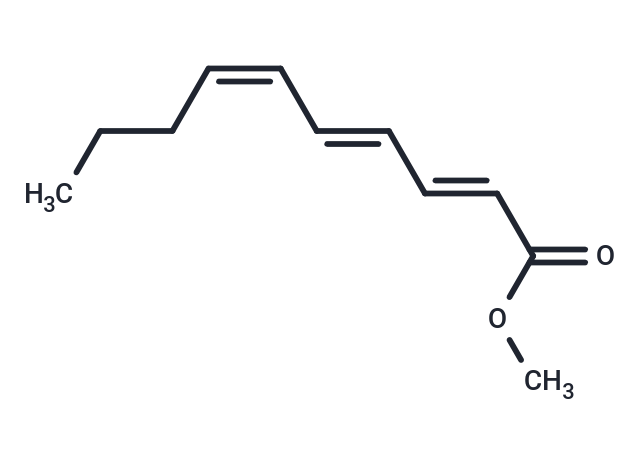 (2E,4E,6Z)-Methyl deca-2,4,6-trienoate Chemical Structure