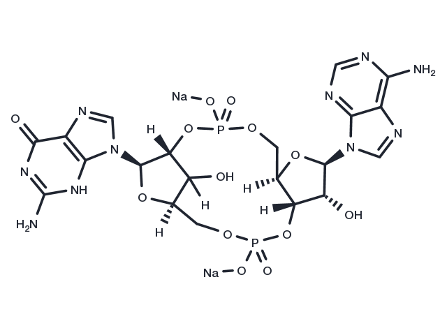 2',3'-cGAMP sodium Chemical Structure