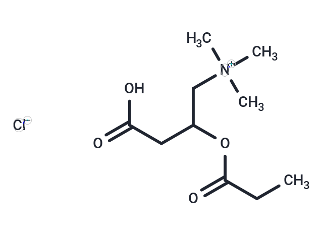 (±)-Propionylcarnitine chloride Chemical Structure